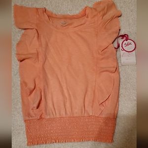 Ruffled sleeve shirt